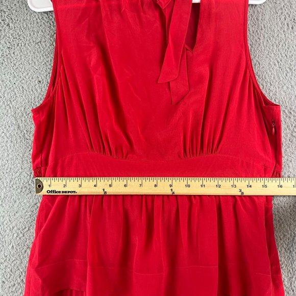 Anthropologie Girls From Savoy 100% Silk Summer Dress Sleeveless size Ten - Picture 6 of 11